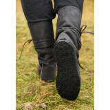 Stivali vichinghi con lacci, neri Inizio