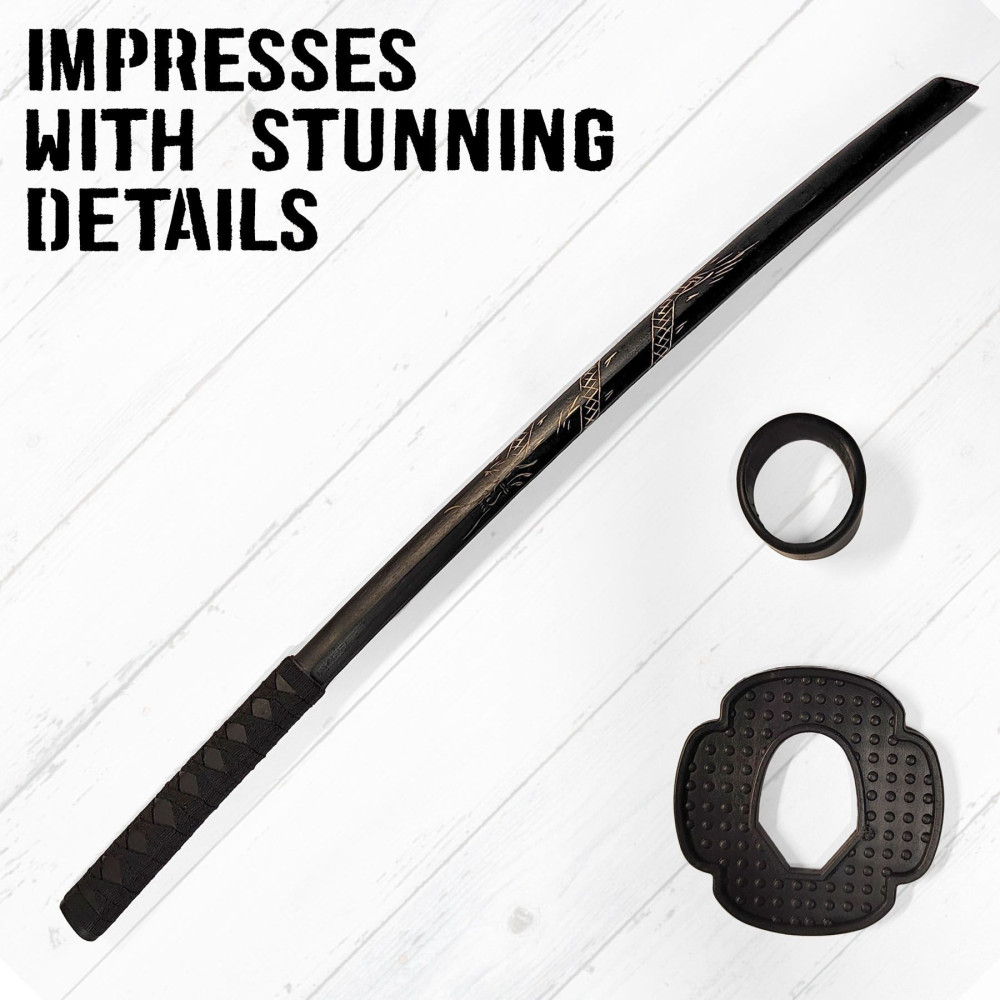 Bokken à motif dragon Commencement