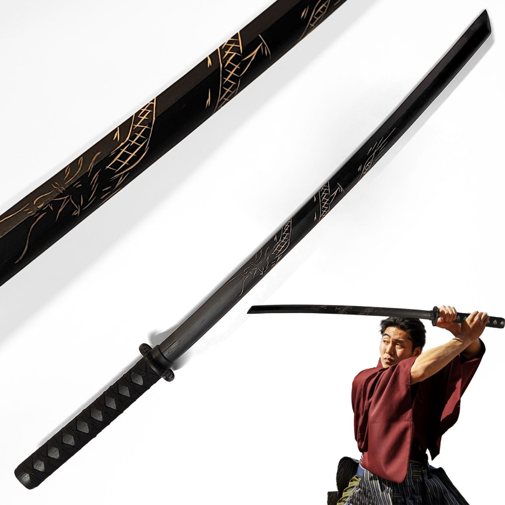 Bokken con patrón de dragón Inicio