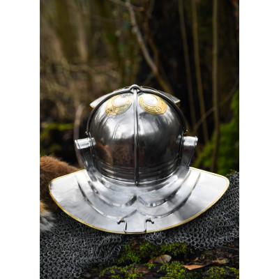 Imperial Italic 'G' (Hebron), steel and brass Details: - Material: ...