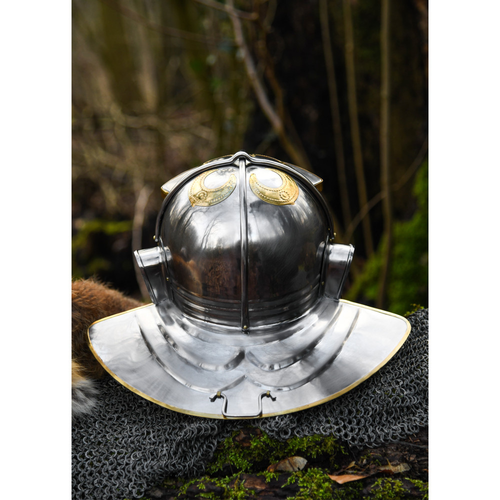 Imperial Italic 'G' (Hebron), steel and brass Details: - Material: ...