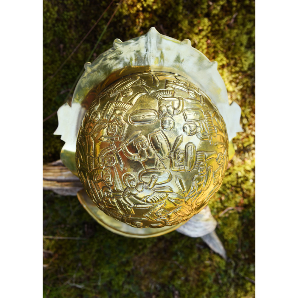 Ribchester Cavalry Sports, latón y acero Yelmos Romanos