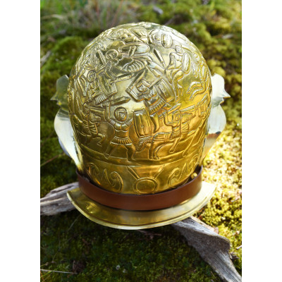 Ribchester Cavalry Sports, latón y acero Yelmos Romanos