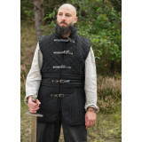 Gambeson longo com fivelas e mangas destacáveis, preto InícioInício