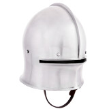 Casco básico, casco medieval, acero de 1,6 mm, siglo XV Inicio