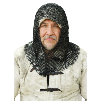 Cota de malla negra con protector Productos