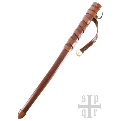 La gaine est fabriquée à la main à partir de cuir tanné végétal, en...