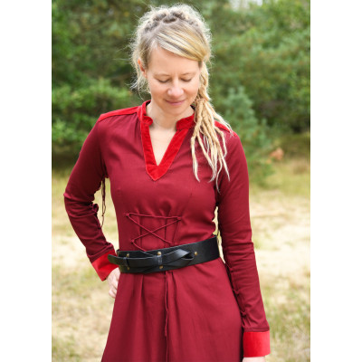 Ceinture médiévale en cuir noué, noir Commencement