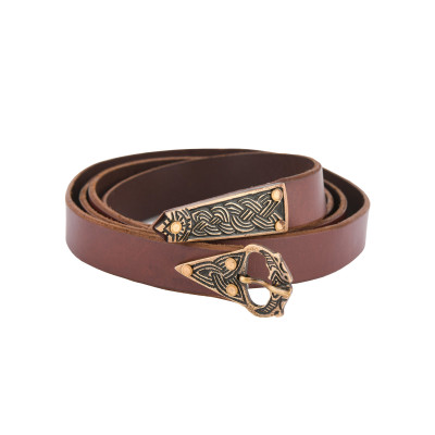 Medieval leather belt FACTSHEET  Material leather