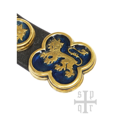 Cintura da cavaliere del principe nero Edoardo di Woodstock Inizio