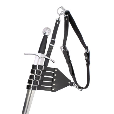 Cinturón con soporte para rapiers, sables y espadas. Inicio