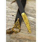 Cintura vichinga, 170 cm di lunghezza, 2,5 cm di larghezza, pelle m...