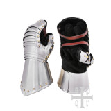 Guanti Medievali Gauntlets, 15°-16° C., 1,6 mm Acciaio, Coppia, Arm...