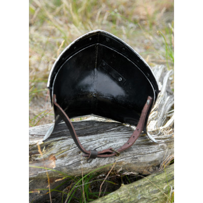 Bevor, 1,6 mm in acciaio, con cinturino in pelle Inizio