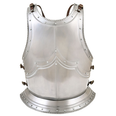 Torso gotico e piastra posteriore, acciaio da 1,2 mm Inizio