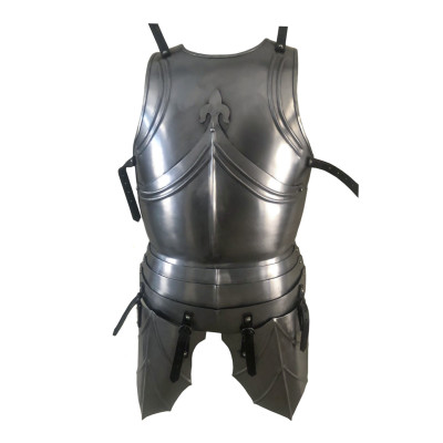 Gothic cuirass with tassets, 1.2 mm steel  The tassets leave the pe...