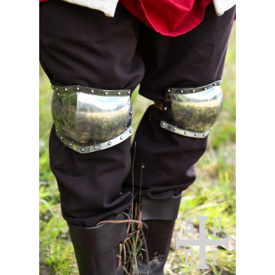 Joelheiras Medievais, Par, Aço de 2 mm, Século XV InícioInício