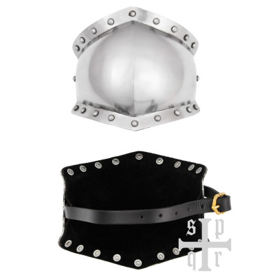 Joelheiras Medievais, Par, Aço de 2 mm, Século XV InícioInício