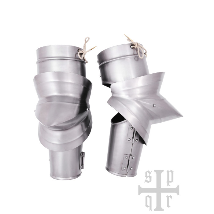 Vâmbras Góticas, Protetores de Braço com Couters Pontiagudos, 15º c...