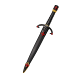 Templar dagger, includes scabbard Daga Templaria , the pommel is fi...