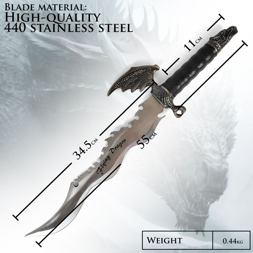 Dague dragon volant Commencement