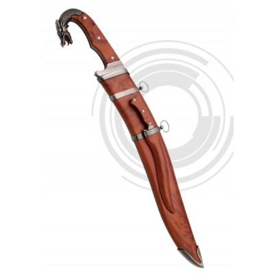 Falcata Dragão com bainha  - 1
