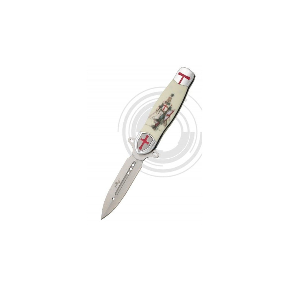 Knife with Templar Shield  - 1