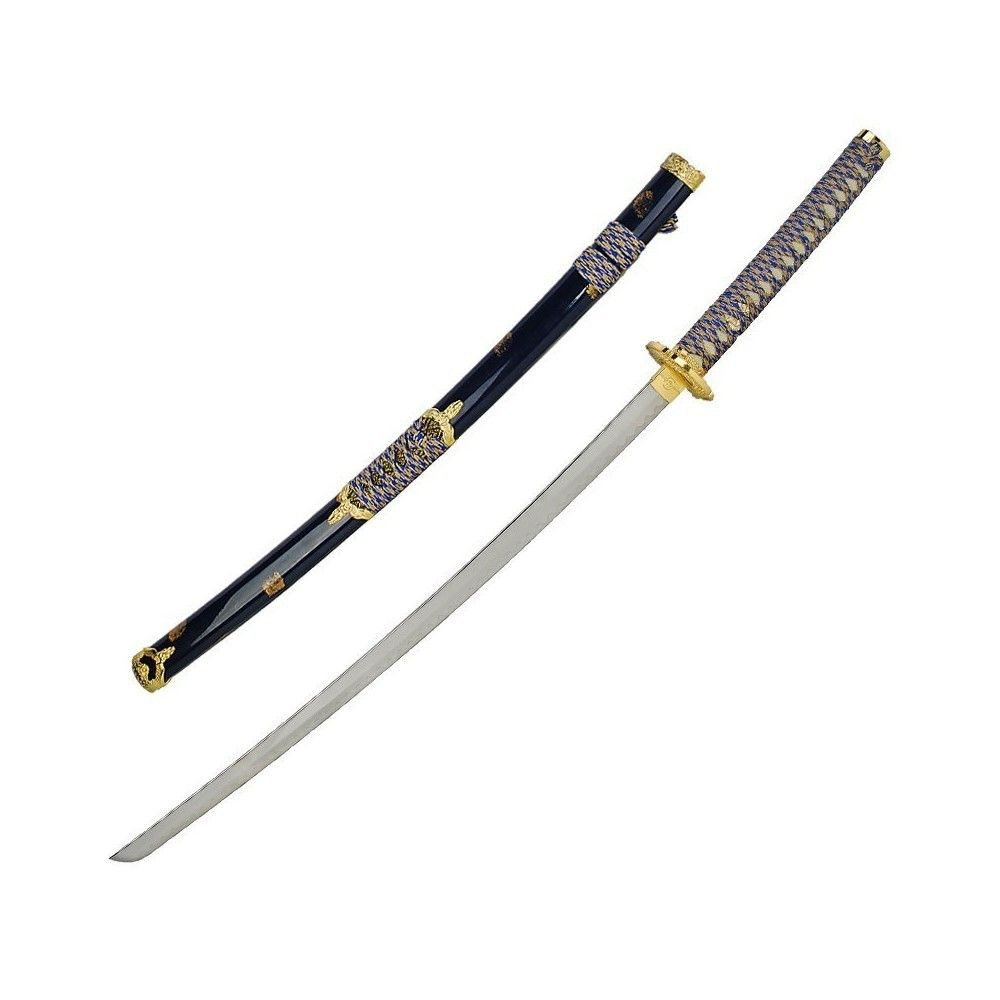 Gold-blue katana  - 1