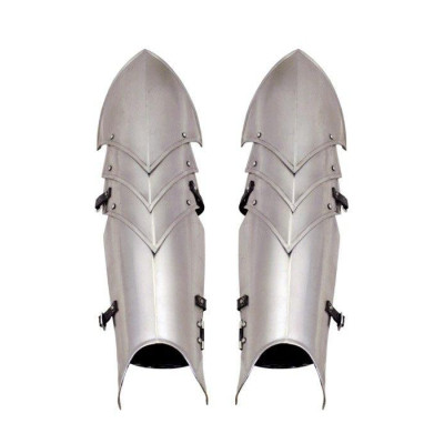 Coppia di Schinieri di metallo  - 2