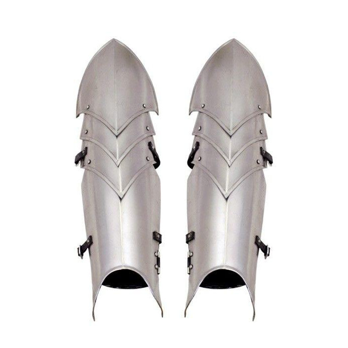 Par de Greaves de Metal  - 2