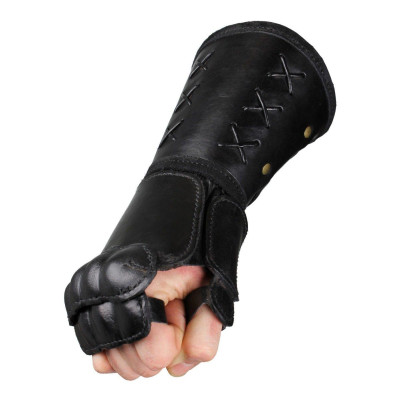Gantelet en cuir, main gauche,model2  - 1