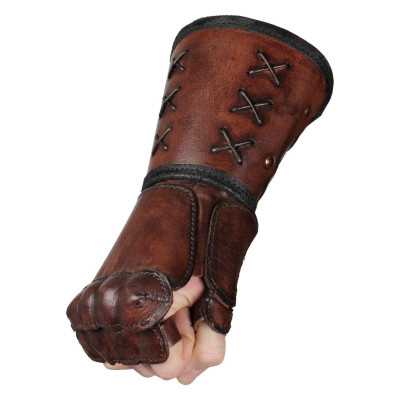 Gantelet en cuir, main droite,model1  - 2