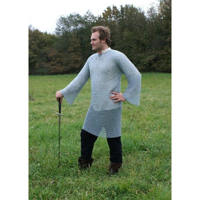 Camisa de cota de malha, butted, zincado, 9 mm ID  - 1