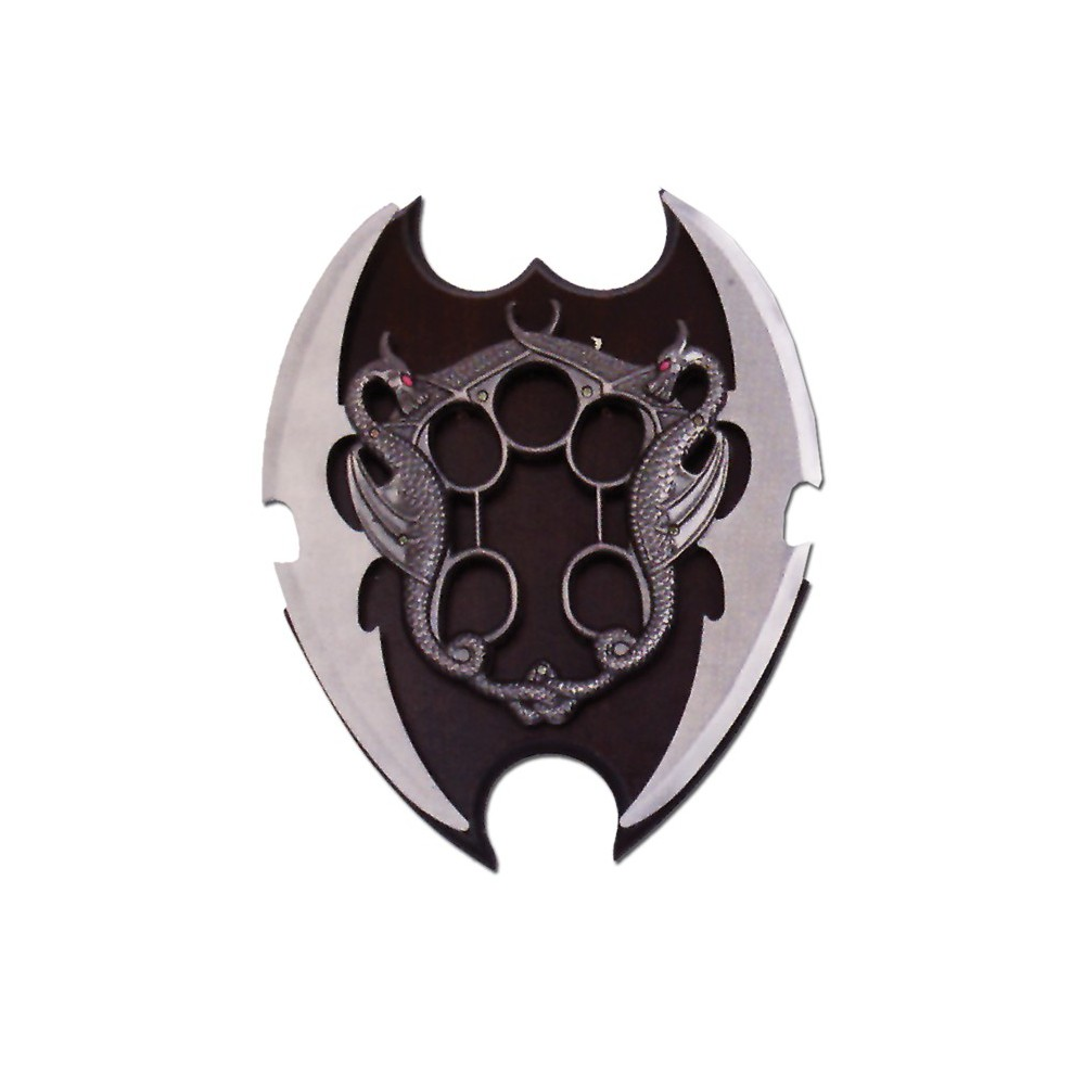 Dragon Daggers avec support en bois  - 1