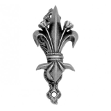 Soporte flor de lis dorada para pared  - 1