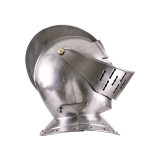 Reenactor Barbuta Visored casco  - 2