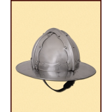 Capacete italiano , cerca de 1460, aço de 1,6 mm  - 1