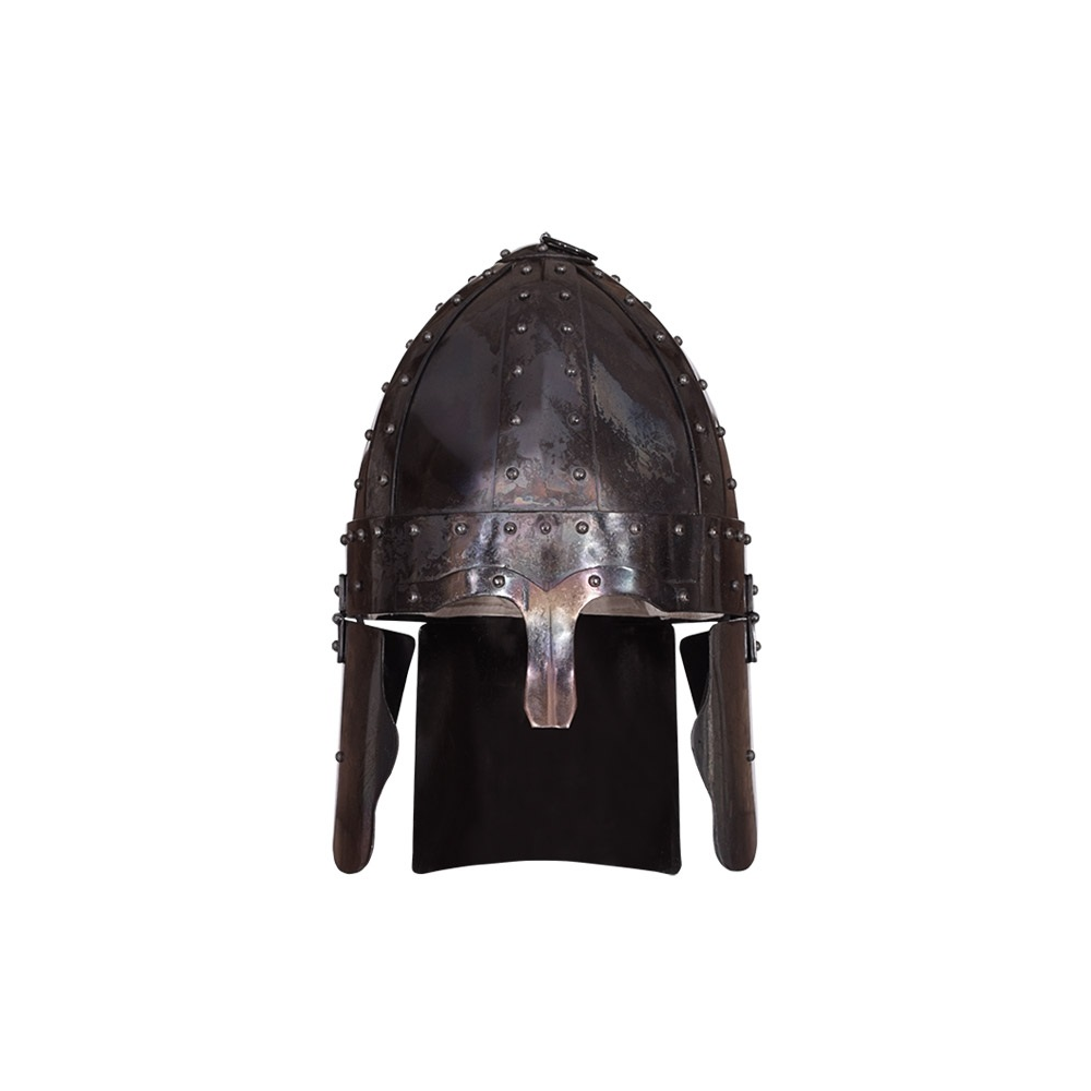 Capacete romano Spangenhelm, século IV dC - 1