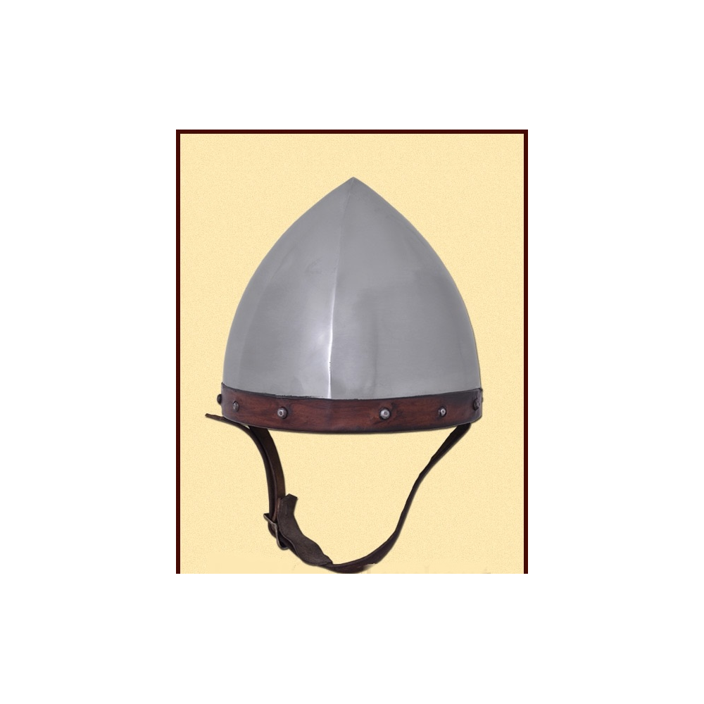 Archer helmet, 1.6 mm steel, with leather lining  - 1