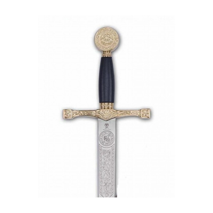 Espada Excalibur ouro cadete sem bainha  - 1