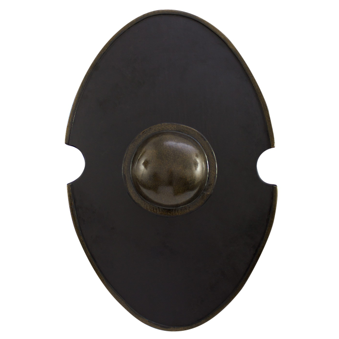 Escudo elíptico, preto  - 1